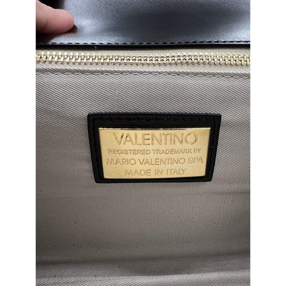 Valentino by Mario Valentino Ava Leather Crossbody Clutch Bag Removable Strap - Picture 3 of 11